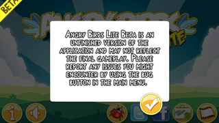 Angry Birds Lite Beta Launches on Android